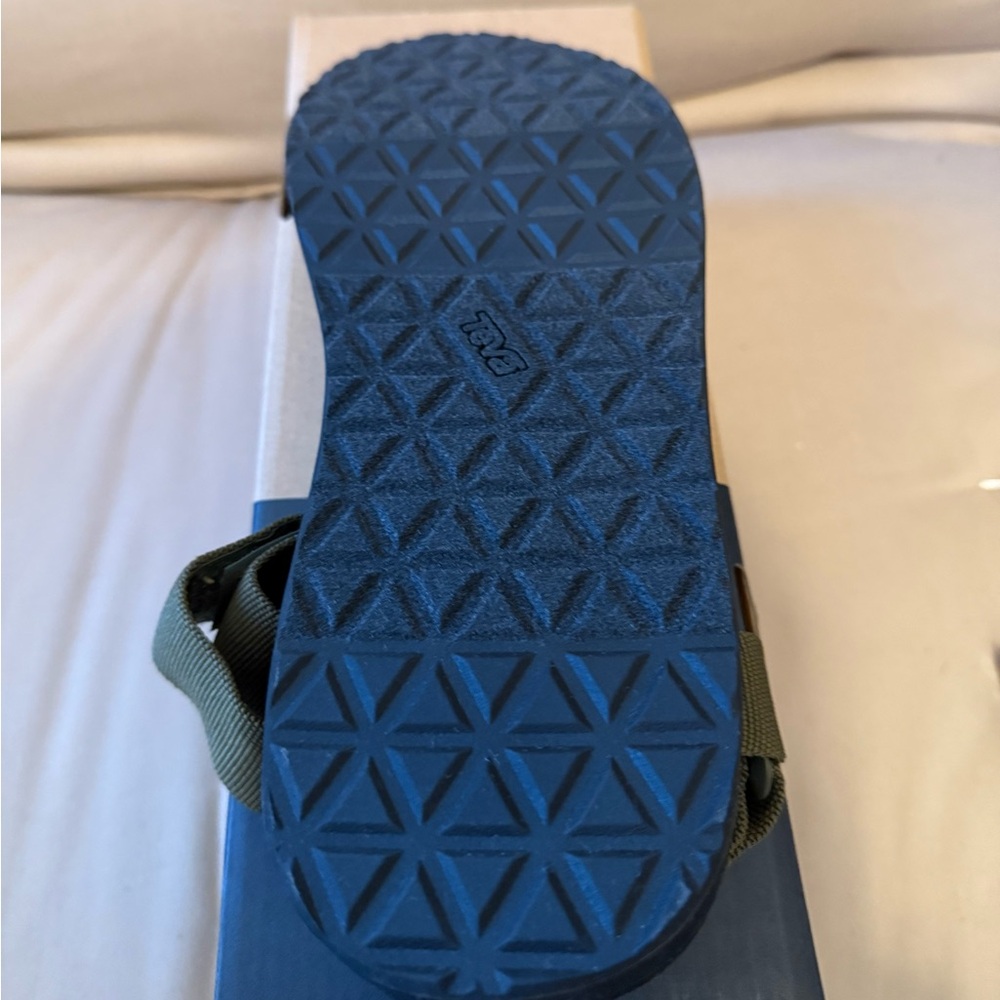 Teva Olive Green and Navy Sandals - Picture 4 of 4